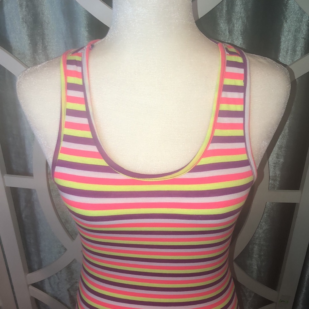 High Low Racer back Tank Dress - Picture 2 of 9